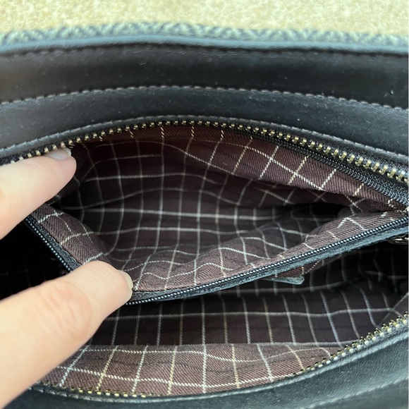 Vintage Coach Bleecker Shoulder Bag 6128 in Black Tweed - Picture 11 of 13